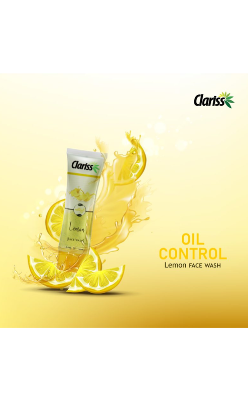 CLARISS LEMON FACE WASH 100ml - Image 4