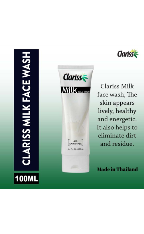 Clariss Milk Face Wash 100ml - Image 2