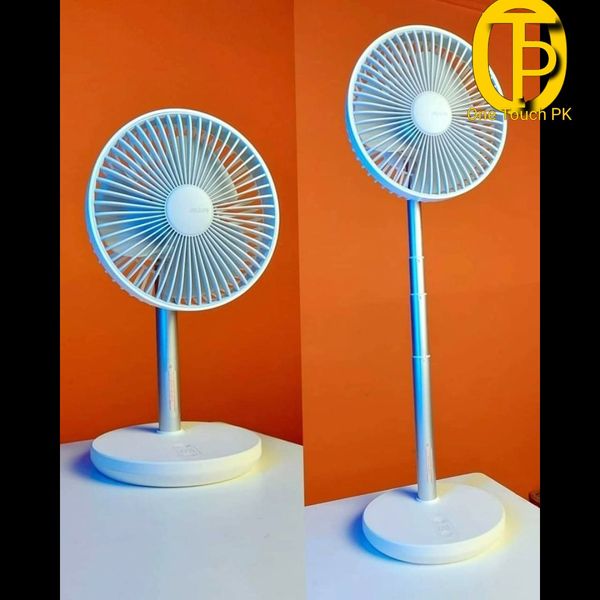 JISULIFE FA13P Rechargeable Desk Fan 8000mAh – White Color