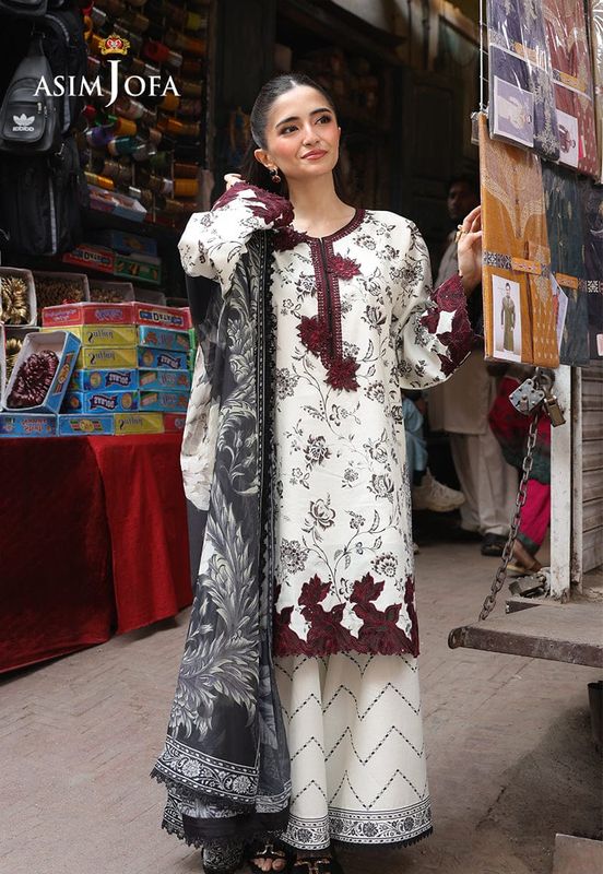 Soft Silk Digital Print Premium Three Piece - 01