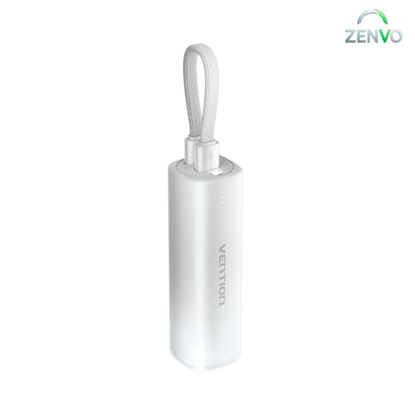 Vention FHWR0 5000mAh 20W Power Bank with USB-C to Lightning Cable – Gradient Gray