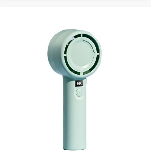 Plextone F2 5 Gear Handheld Fan With Display – Green