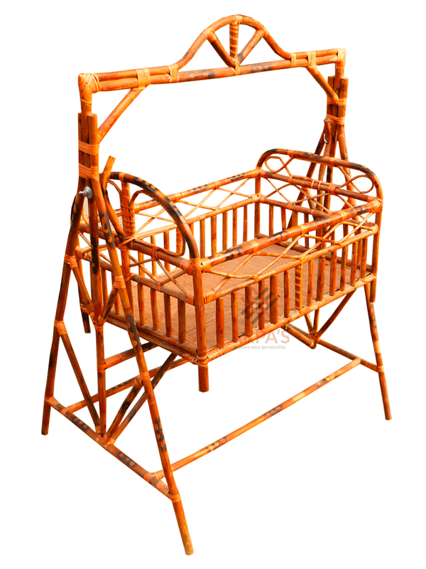 Rattan Baby Cradle