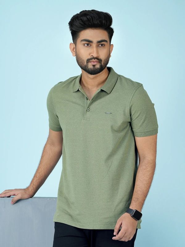 Mens Premium Polo T-Shirt-Olive