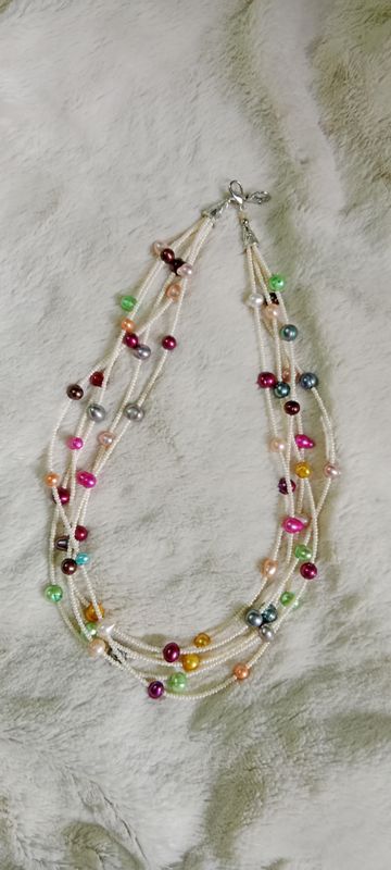 Pearl 5 Layer Necklace