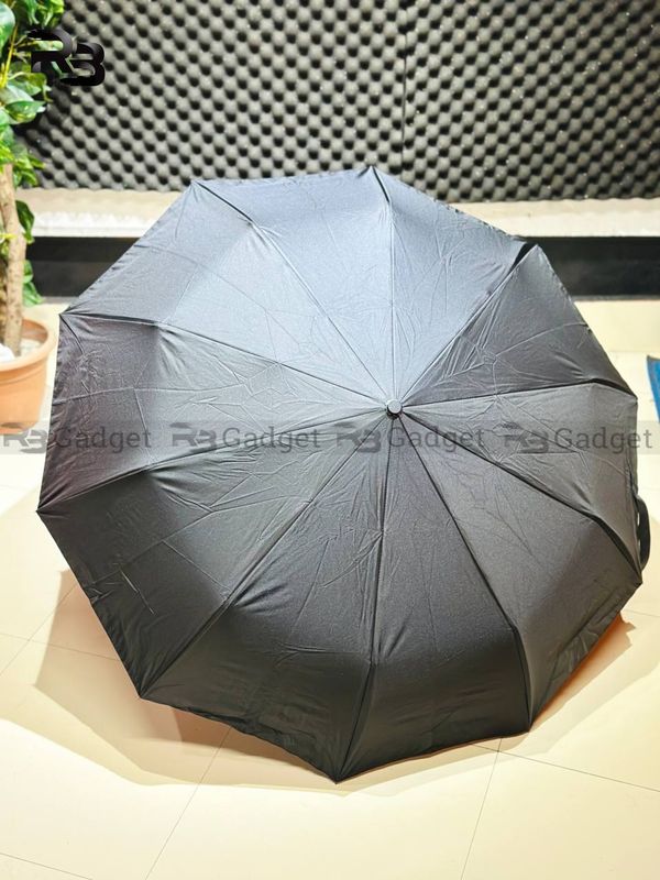 Premium 10-Ribs Automatic Folding Umbrella With Hanger Handle