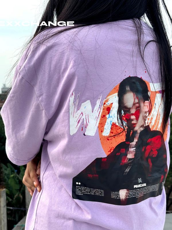 WRATH //unisex //purple Oversized t-shirt - Image 3