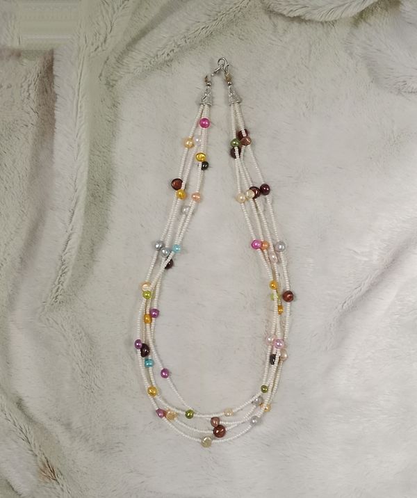 Pearl 4 Layer Necklace