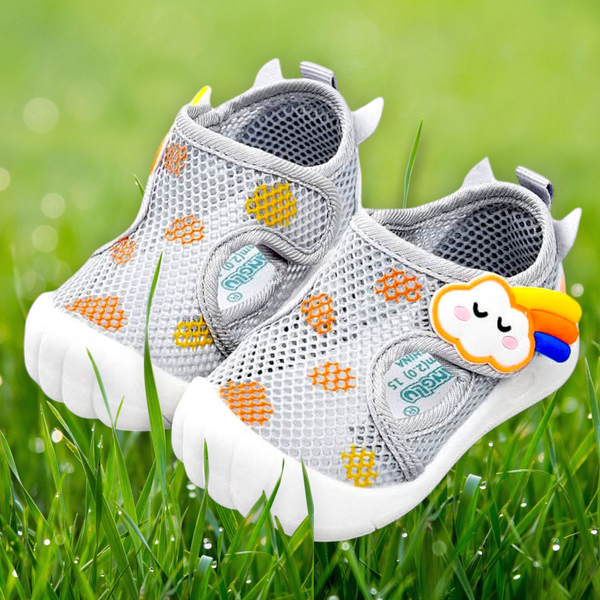 Summer Baby Shoes- Grey