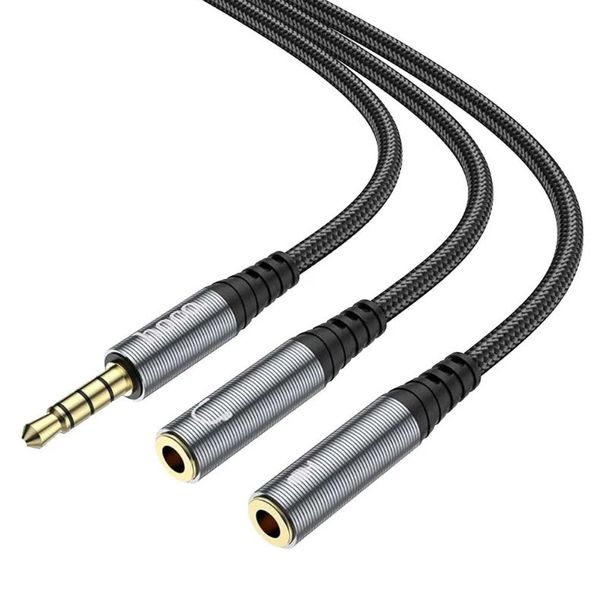 HOCO UPA21 3.5mm male to 2*3.5mm female Audio Cable Adapter