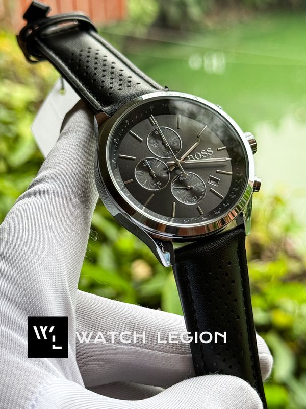 BOSS BLACK BELT BLACK DIAL