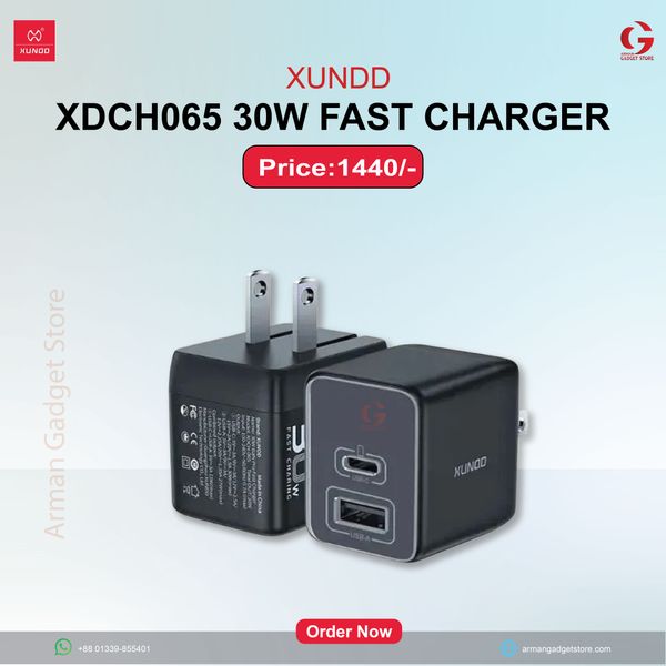 XUNDD XDCH065 30W Fast Charger
