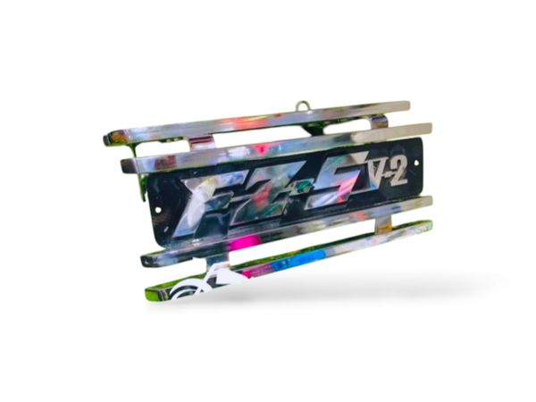 Premium Heavy 3D Logo SS Silencer Gourde For Fzs V2