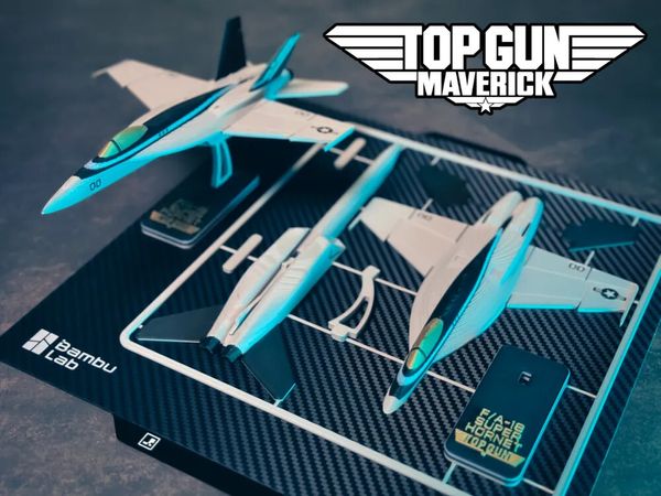 Top Gun Maverick F/A-18 Super Hornet – 3D Kit Card Model