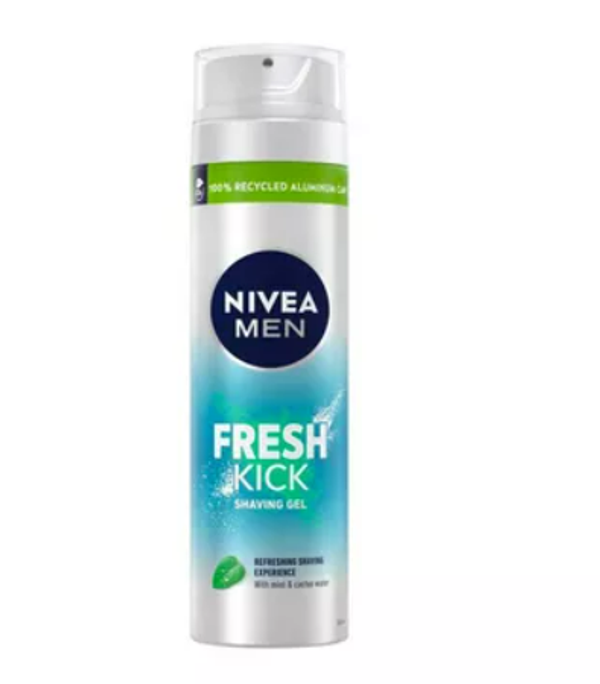 Nivea Men Fresh Kick Shaving Gel 200 ml