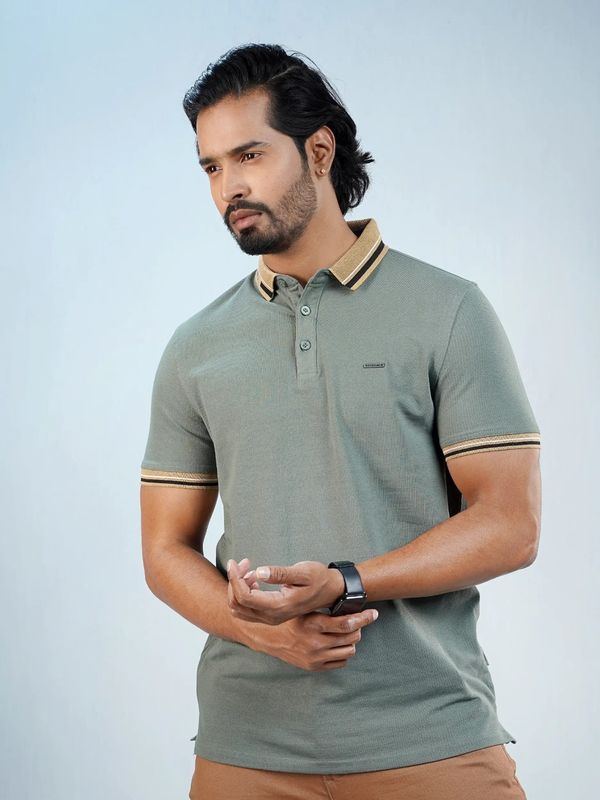 Mens Premium Refined Polo T-shirt-Ice Bera