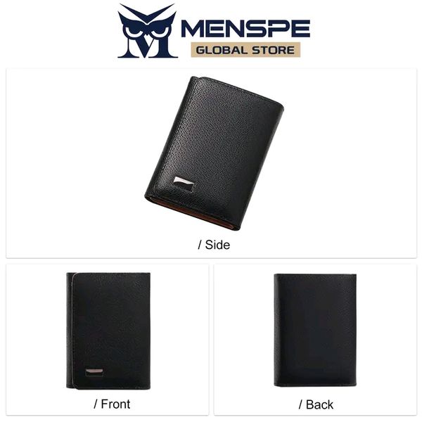💥MENSPE Anti-Theft RF ID Blocking Safety PU Leather Wallet - Image 4