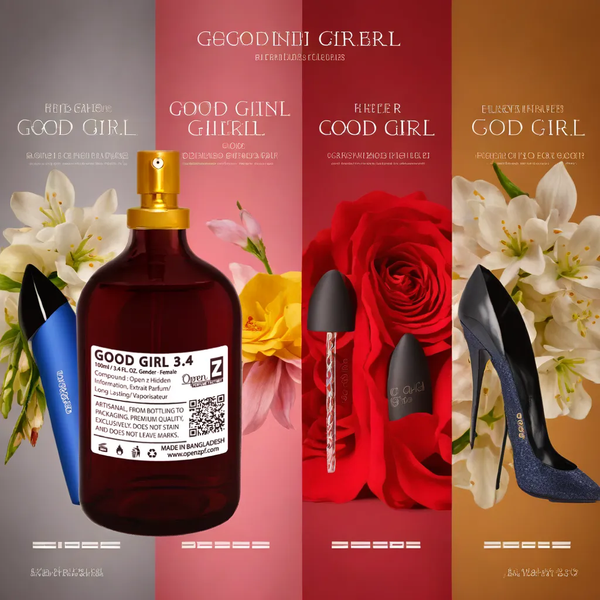 GOOD GIRL 3.4 Perfume | Long Lasting | 100ml | Women | Amber-Vanilla[sera E-shop]
