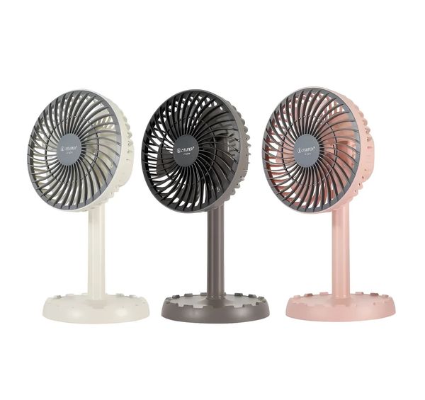 JYSUPER JY-2218 AC/DC Rechargeable 4000mAh Mini Desk Fan
