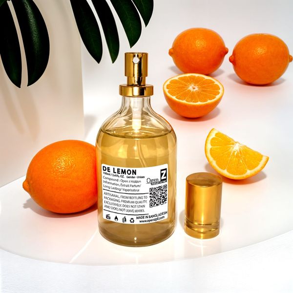 DE LEMON - Fresh Citrus Unisex Perfume | 100ml | Long Lasting | sera E-shop - Image 2