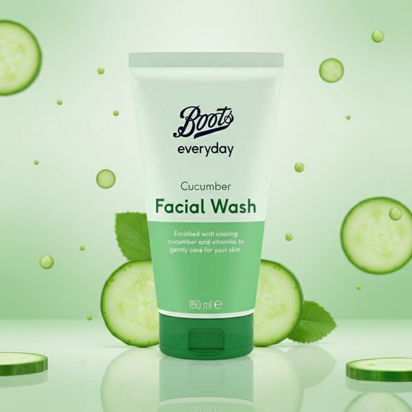 Boots Essentials Cucumber Facial Wash – 150ml