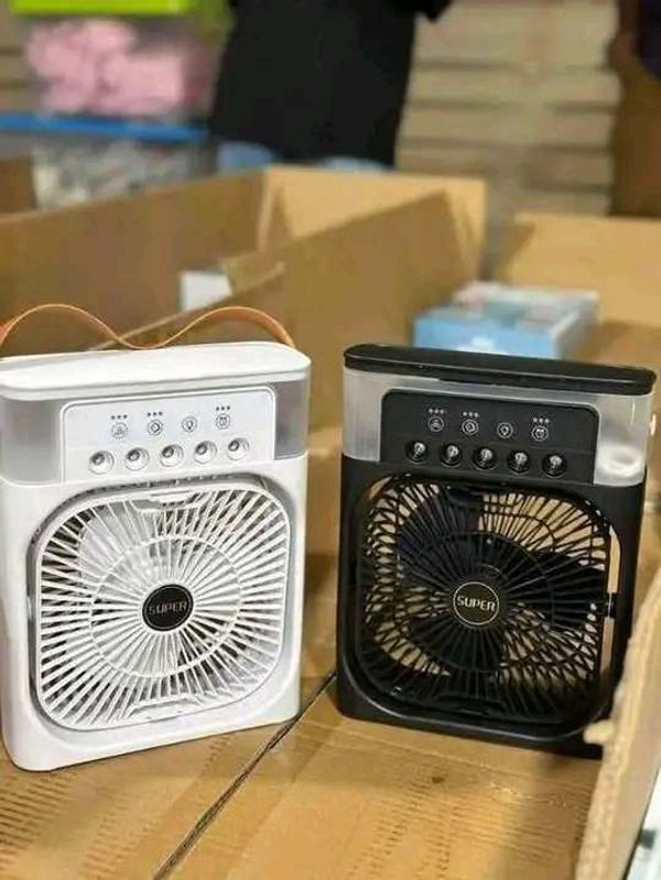 Portable spray fan
