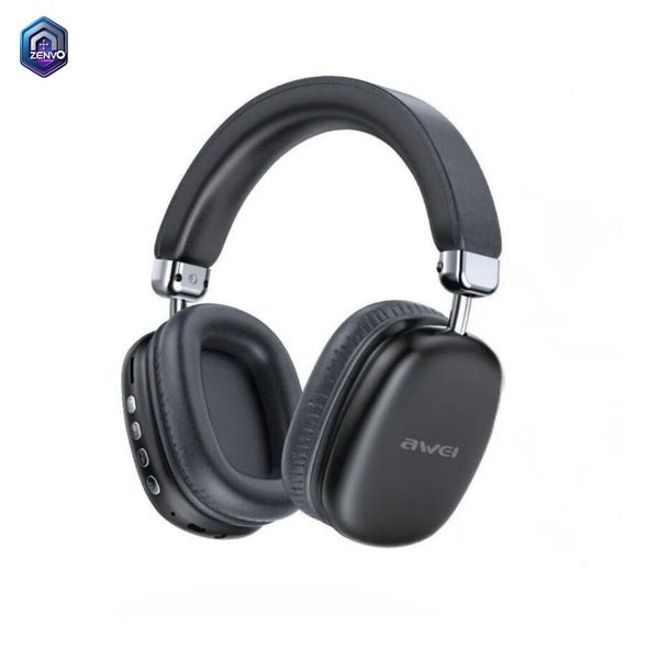 Awei AT7 Bluetooth Wireless Headphone- Black Color