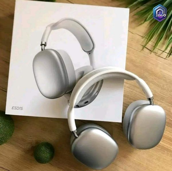 Hoco ESD15 Wireless Bluetooth Headphones – Silver Color
