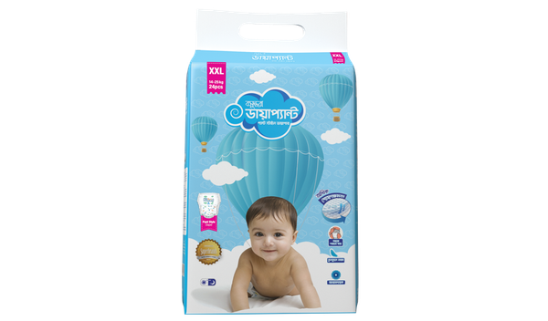 Bashundhara Diapant - Standard Series XXL (24pcs/ packet) Pant Style Baby Diaper for 14-25kg Babies