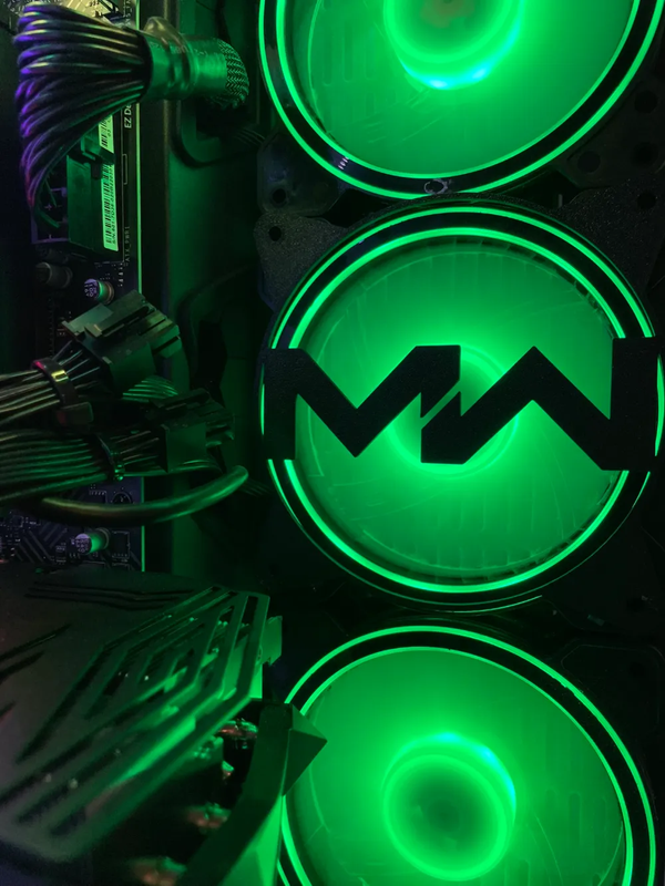 MW fan grill connected 120mm PC Fan Grill