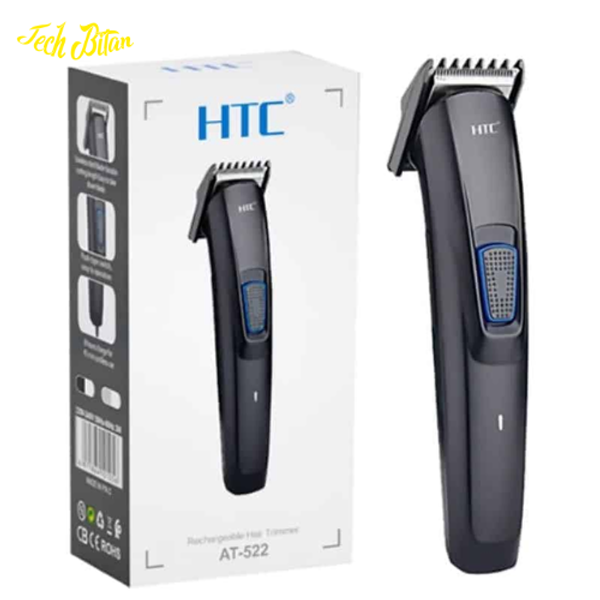 HTC AT 522 Rechargeable Cordless Trimmer For Men (Black)