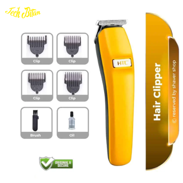 HTC AT-530 Hair And Beard Trimmer For Men and Women- Yellow