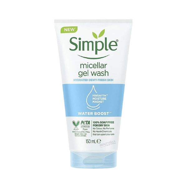 Simple Water Boost Micellar Facial Gel Wash