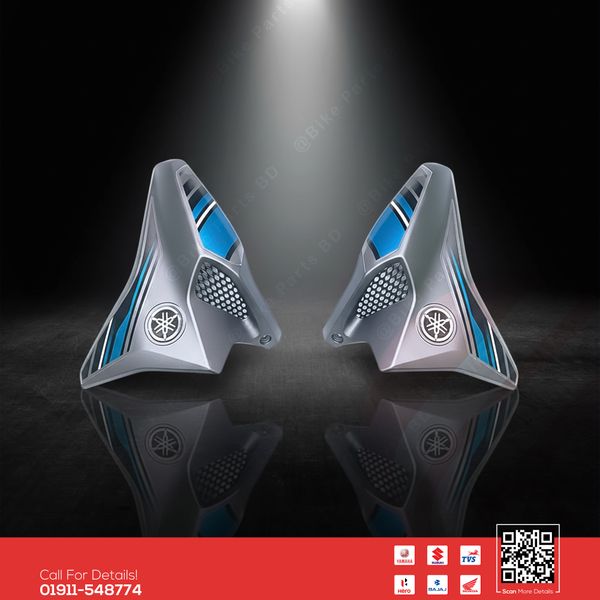 Tanky Kan for Yamaha FZS V2 (Grey) Bike.