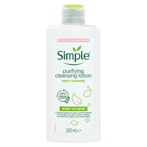 Simple Kind To Skin Purifying Cleansing Lotion