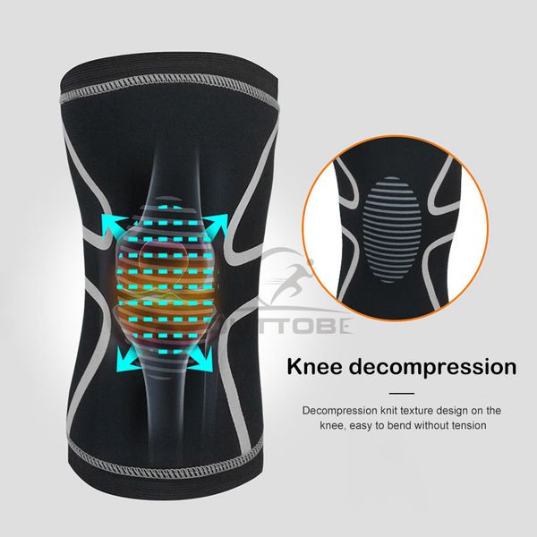 Outtobe 1PCS Knee Pad Knee Support & Braces High Elasticity Knee Guard - Image 5