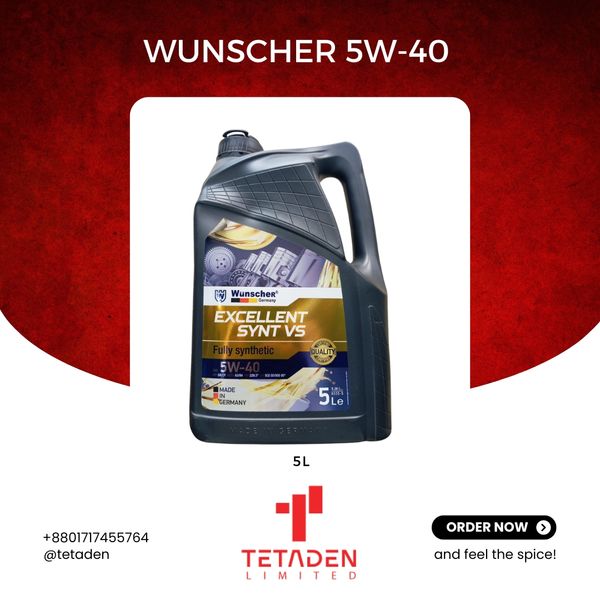 Wunscher 5W-40 (5L) Excellent  SYNT VS