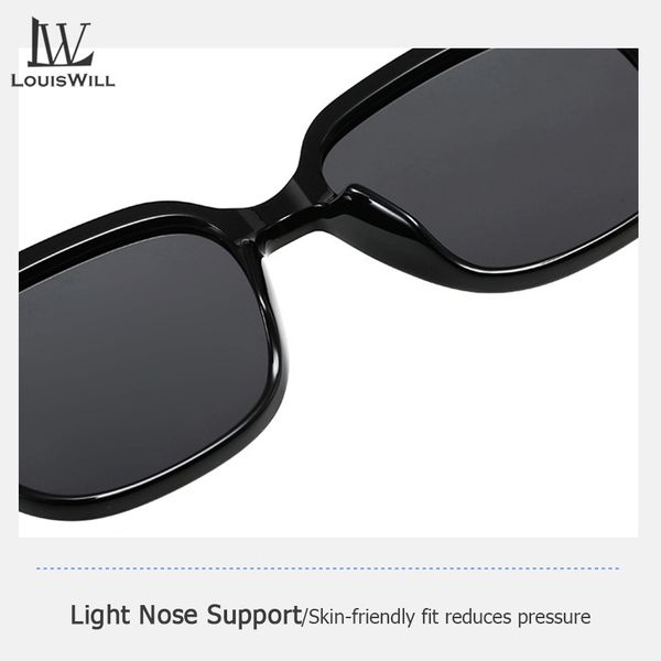 LouisWill UV400 Eyes Protection Day Night Dual Use Fashion Women Sunglass - Image 3