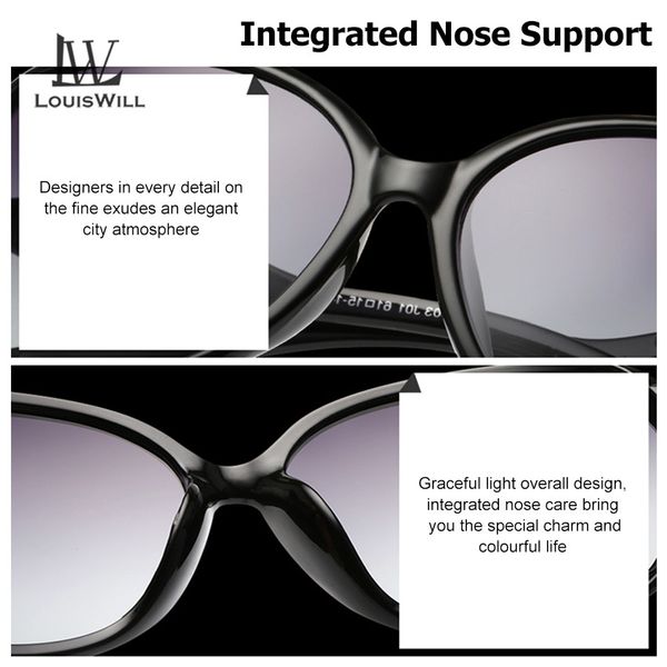 LouisWill UV400 Lens Protection Polarized Driving Sunglasse for Women - Image 4