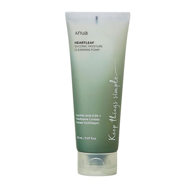 Anua Heartleaf Succinic Moisture Cleansing Foam