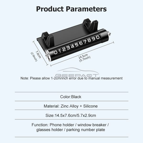 Geepact 4 In 1 Car Anti Slip Pad - Image 5