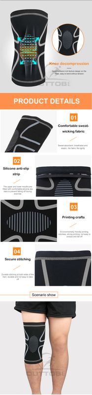 Outtobe 1PCS Knee Pad Knee Support & Braces High Elasticity Knee Guard - Image 7
