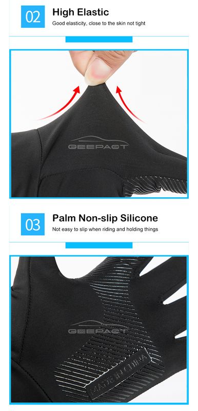 Geepact 2PCS Ice Silk Sleeves Anti - Image 11