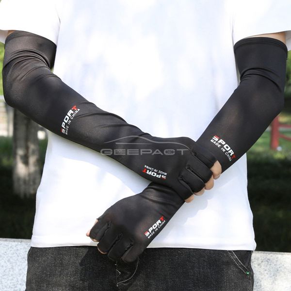 Geepact 2PCS Ice Silk Sleeves Anti - Image 13