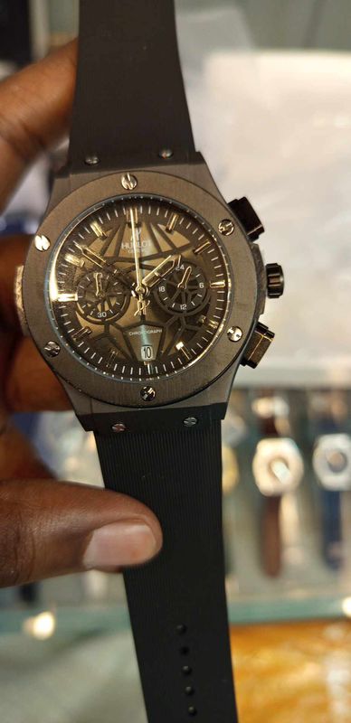 Hublot Belt Spider Black Dial Black Case Black Belt V2