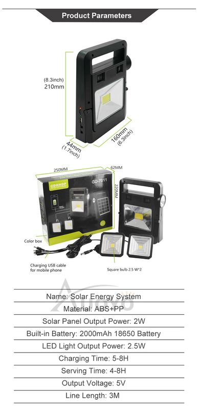 Auoyo Portable Solar Panel Light Solar - Image 6