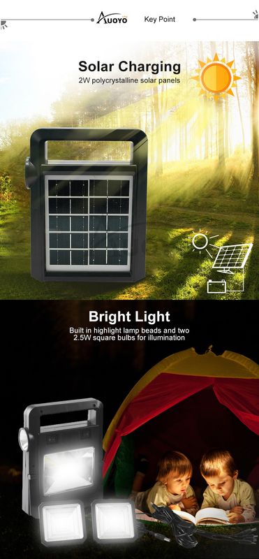 Auoyo Portable Solar Panel Light Solar - Image 9