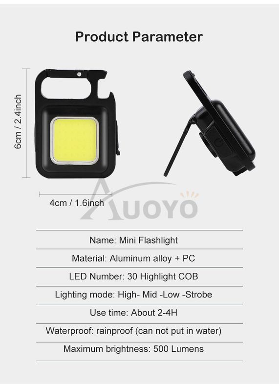 Auoyo Mini LED Flash-light Work Light - Image 9