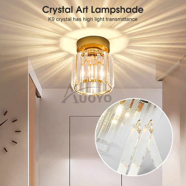 Auoyo Crystal Ceiling Lamp Wall Lamp - Image 6
