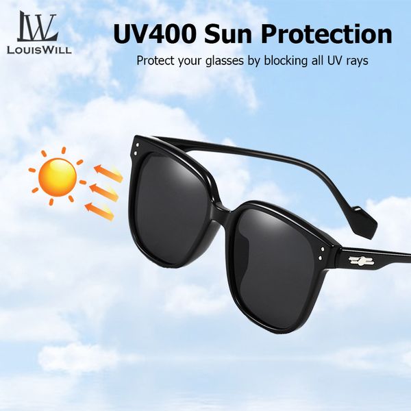 LouisWill UV400 Eyes Protection Day Night Dual Use Fashion Women Sunglass - Image 4